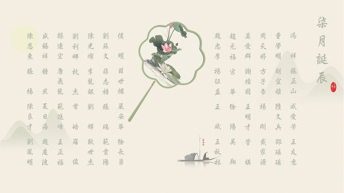 【生日祝?！抗ё?月生日的員工生日快樂！