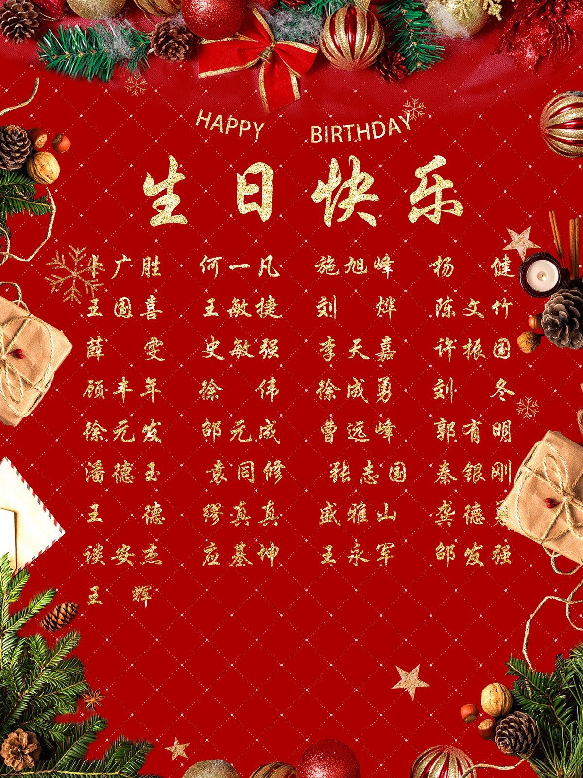 【生日祝?！抗ё?2月生日的員工生日快樂(lè)！